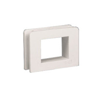 Simon Simon15 IP54  Сальник-переходник резина, белый, 1504660-030