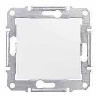 SDN0500121 - SE Sedna Бел Переключатель перекрестный 1-клавишный 10А (сх.7), Schneider Electric