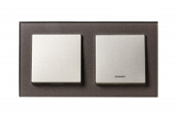 Schneider Electric Schneider Electric Блок: Выключатель 1-клавишный x 3,  серия Atlas Design Schneider Electric Schneider Electric Блок: Выключатель 1-клавишный x 3,  серия Atlas Design