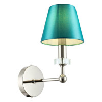 ST LUCE SL1755.171.01 Светильник настенный ST-Luce Никель/Зеленый E14 1*40W