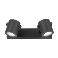 Светильник садово-парковый Gauss Sonata настенный архитектурный 2*GU10, 2*35W, 280*90*130мм, 170-240V / 50Hz, IP 54 (1/12), GD153