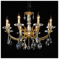 Lightstar 694082 (MD600005-8A) Люстра подв STREGARO 8х60W E14 ЗОЛОТО (в комплекте)