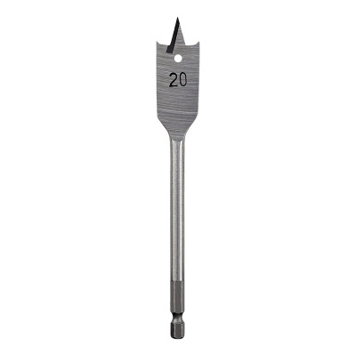 Сверло перовое по дереву 8х152 мм (шестигранный хвостовик) Kranz, KR-91-0661