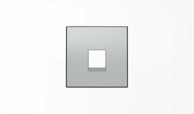 8517 PL - Накладка для телекоммуникационных розеток типа 8117... и/или 8118..., серия SKY, цвет серебристый алюминий - 2CLA851700A1301