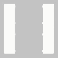 GVS CHKAG-02/55.1.00 Клавиши для CHPBD, 2 шт. белый глянцевый