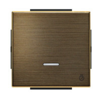 8562 OE - Клавиша для 1-клавишных выключателей с таймером, серия SKY, цвет античная латунь - 2CLA856200A1201 8562 OE - Клавиша для 1-клавишных выключателей с таймером, серия SKY, цвет античная латунь - 2CLA856200A1201