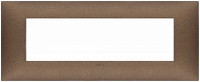 Vimar Накладка на 7 модулей, медь матовая, 09677.24 Vimar Накладка на 7 модулей, медь матовая, 09677.24