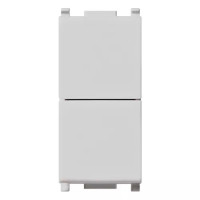 Vimar Кнопки NO+NO 1P 10A независимые, серебро, 14066.SL