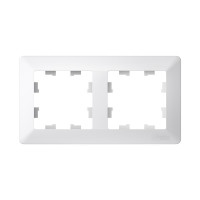 ATN221302 - ATLASDESIGN AIR 2-постовая РАМКА, ЛОТОС/дымчатый белый, Systeme Electric