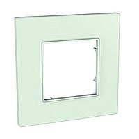 UnicaQ Рамка 1-ная, стекло матовое