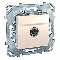 MGU5.462.25ZD - UNICA РОЗЕТКА TV, одиночная, БЕЖЕВЫЙ, Schneider Electric