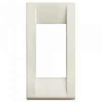 Vimar Накладка на 1 модуль для панелей пластик белый IDEA, 16786.04