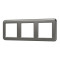 043785 - Рамка пластиковая FRM-VERSA-PL-3-GR (Arlight, -)