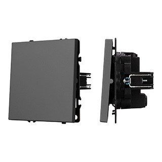 054251 - Механизм выключателя одноклавишный перекрёстный SWT-NOBE-MKX1-SFPL-GR (230V, 10A) (Arlight, -)