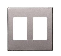 8555.1 PL - Накладка для механизма разъёма VDI, 2-поста, серия SKY, цвет серебряный - 2CLA855510A1301 8555.1 PL - Накладка для механизма разъёма VDI, 2-поста, серия SKY, цвет серебряный - 2CLA855510A1301