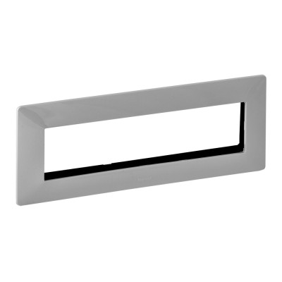 Legrand Valena LIFE.Рамка для модульных устройств Mosaic 4x2 модуля.Алюминий, 752345