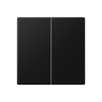 Клавиша для KNX кнопки, 2 группы; термопласт; черный матовый, A102BFSWM