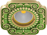 FD1007VEEN Fede Светильник встраиваемый SMALTO ITALIANO, Emerald Green FD1007VEEN Fede Светильник встраиваемый SMALTO ITALIANO, Emerald Green