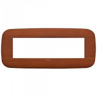 19687.52 - Vimar Накладка ROUND на 7 модулей вишня