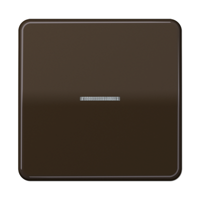 Клавиша для KNX кнопки, 1 группа с окошком; дюропласт; коричневый, CD101KO5BR