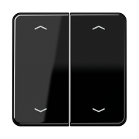 Клавиши для сдвоенной кнопки BCU; черные, CD595MPSW