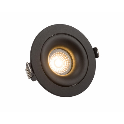 Denkirs DK2120-BK Встраиваемый светильник, IP 20, 50 Вт, GU10, черный, алюминий