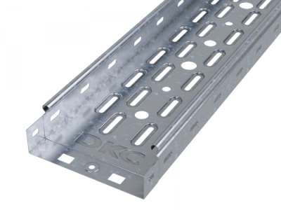 ДКС Лоток перфорированный 200х80 L3000, RAL9010 (упак. 3м), 35304RAL9010