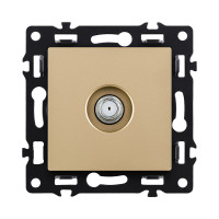 Розетка TV, золотой Kollinger Asthetik AS-020GD