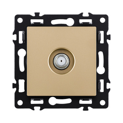 Розетка TV, золотой Kollinger Asthetik AS-020GD