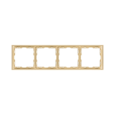 Рамка 4-постовая, золотой Kollinger Eclipse EC4GD