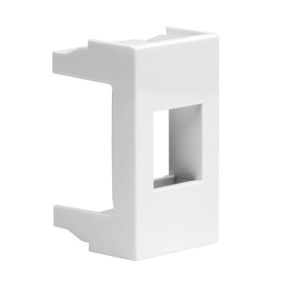 ДКС Адаптер для информационных разъемов KEYSTONE, «Viva», 1 мод., белый, 45007