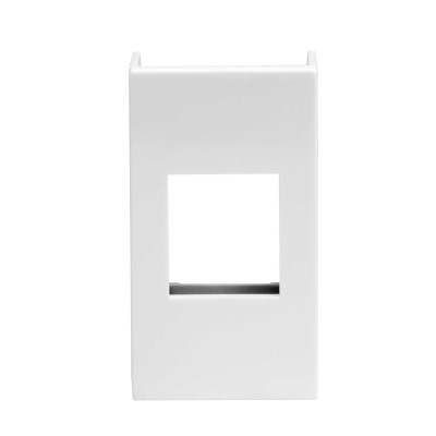 ДКС Адаптер для информационных разъемов KEYSTONE, «Viva», 1 мод., белый, 45007