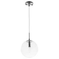 Arte Lamp TUREIS, Подвес, цвет арматуры - ХРОМ, цвет плафона/декора - ПРОЗРАЧНЫЙ, 1х60W E14, A9920SP-1CC