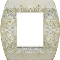 FD01421BD Fede San Remo Рамка 1-ная, White Decape