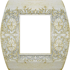 FD01421BD Fede San Remo Рамка 1-ная, White Decape