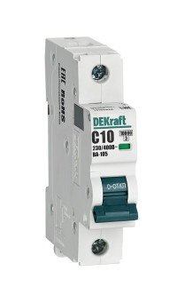DEKraft Автоматический выключатель ВА105-1P-010A-C