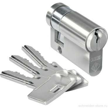 Замок полуцилиндрич., 3 положения для извлечения ключа