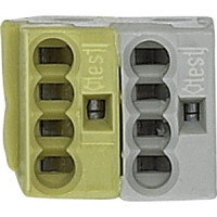 РАЗВЕТВИТЕЛЬНЫЙ ЗАЖИМ,ЖЕЛТ/БЕЖЕВЫЙ 50шт.