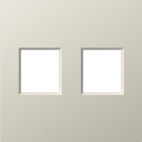 Donel A07 матовый кашемир накладка 2-я для розеток RJ45,TV,SAT , серия DB, DE86935