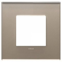 Vimar Накладка на 2 модуля, коричневый опал, 22642.77