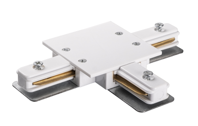 PTR/R CT-WH Коннектор белый T-обр. (встраиваемый) Jazzway, 5031913