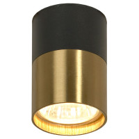 LUSSOLE GILBERT Потолочные светильники, цвет основания - черный, плафон - без плафона, 1x50W Gu10, LSP-8555