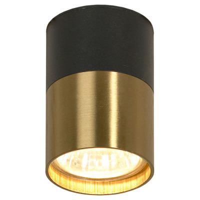 LUSSOLE GILBERT Потолочные светильники, цвет основания - черный, плафон - без плафона, 1x50W Gu10, LSP-8555