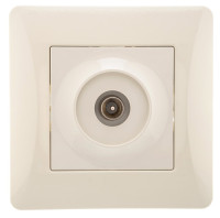 GUSI Ugra МЕХАНИЗМ антенной розетки, одинарной, скрытая установка. Цвет бежевый., С11А1-003