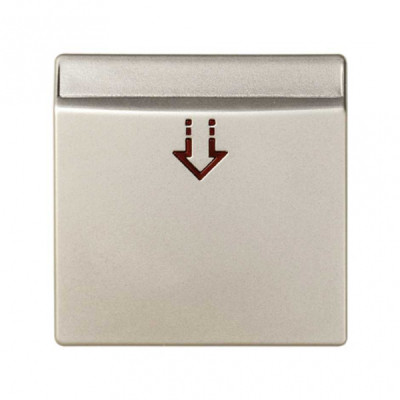 Simon 82 Шампань Накладка на выключатель под карточку, S82,82Нат, 82078-64