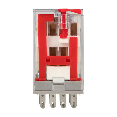 Реле промежуточное с кнопкой и мех, Индикацией RPAt 22/4 5A 230В AC EKF AVERES