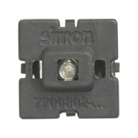 Simon 77 Мех Вставка с синим светодиодом, 7700802-064