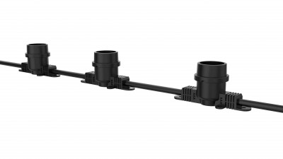 PBL-S80/ L48+1.5 Black E27 (универс.крепл) IP65 Jazzway, 5040601A