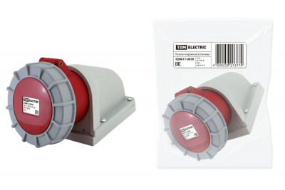 Розетка наружной установки IP67 16А 3Р+РЕ+N 380В TDM Electric, SQ0611-0030