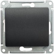 Glossa Выключатель-кнопка 10А 250В~, антрацит